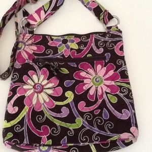 Vera Bradley Bag Brown Green purple Pink Floral
